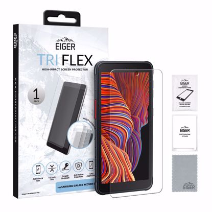 Picture of Eiger Eiger Tri Flex High-Impact Film Screen Protector (1 Pack) for Samsung Galaxy Xcover 5