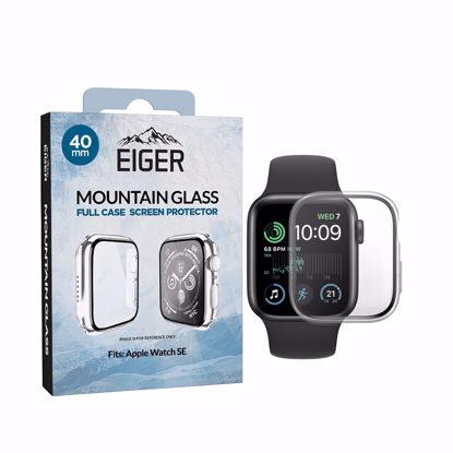 Picture of Eiger Eiger Mountain Glass Full Case for Apple Watch SE 40mm in Clear
