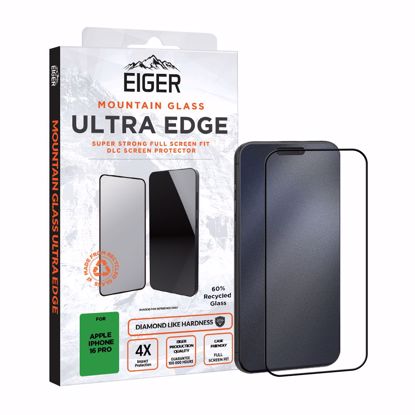 Picture of Eiger Eiger Mountain Glass Ultra EDGE Screen Protector for Apple iPhone 16 Pro